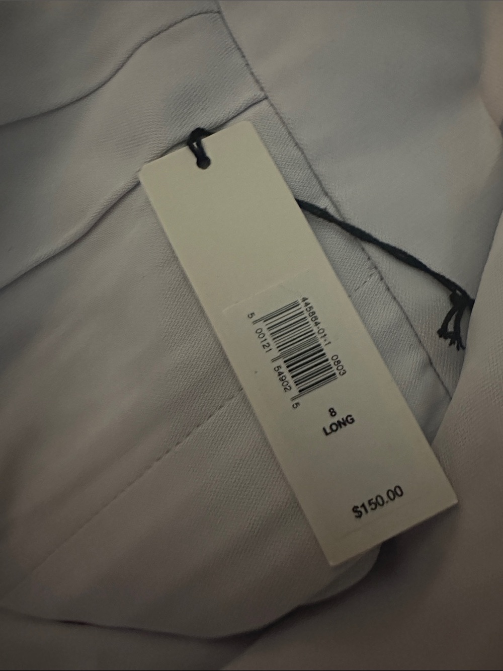 NWT Banana Republic Violet High-Rise Pleated Viscose Twill Pant 8 LONG 📰 - Picture 7 of 7